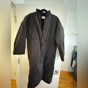 ba&sh Charcoal Quilted Jacket